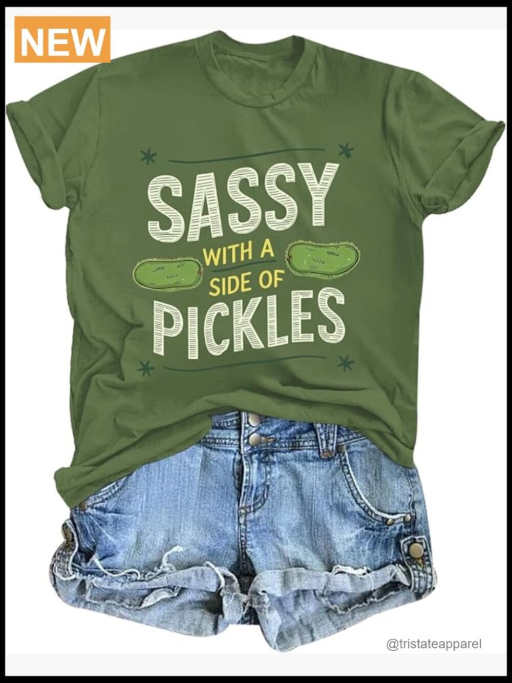 Funny Pickle Graphic T-Shirt for Women Soft Cotton Blend Crew Neck Short Sleeve